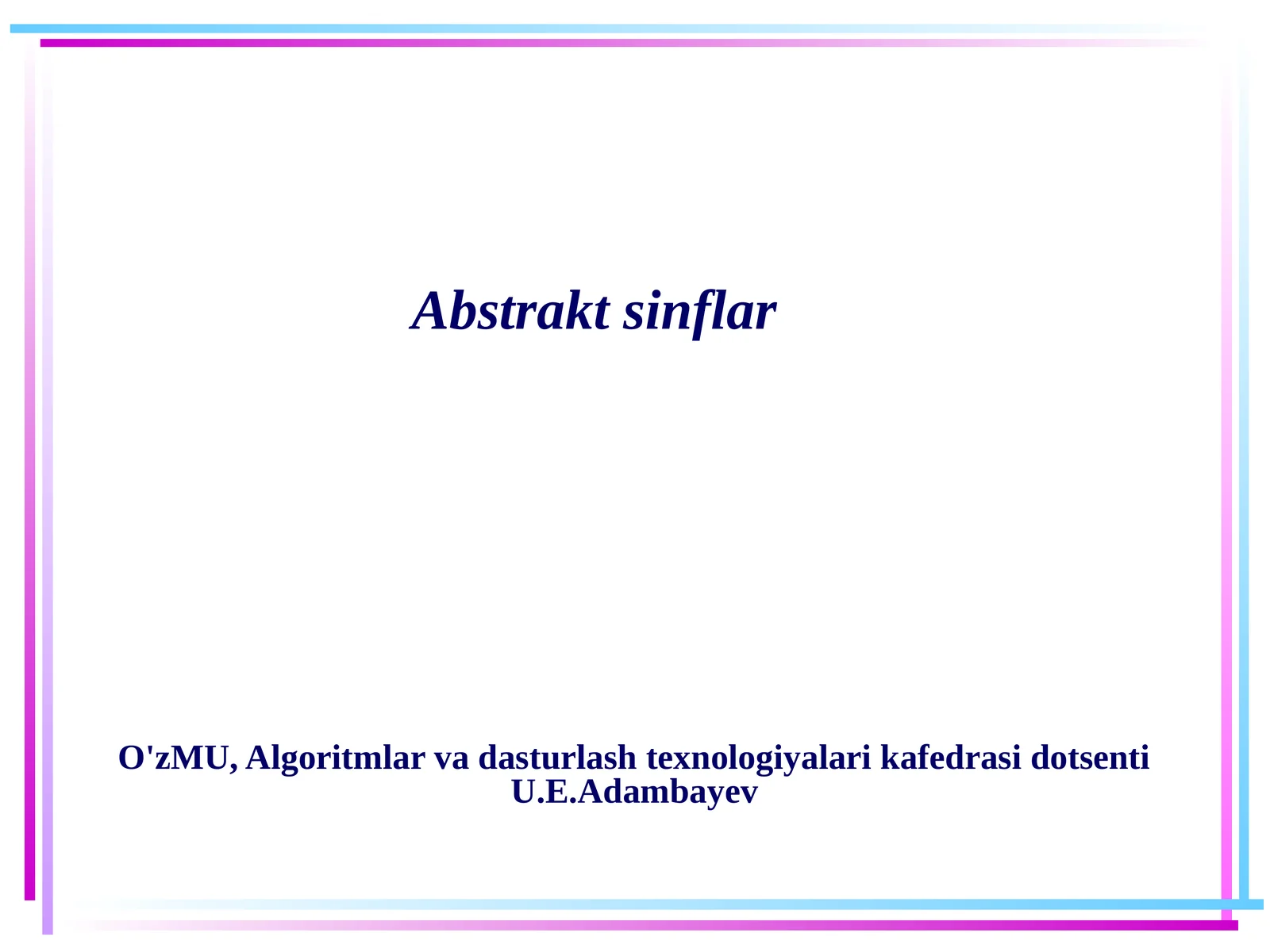Abstraktsinflar