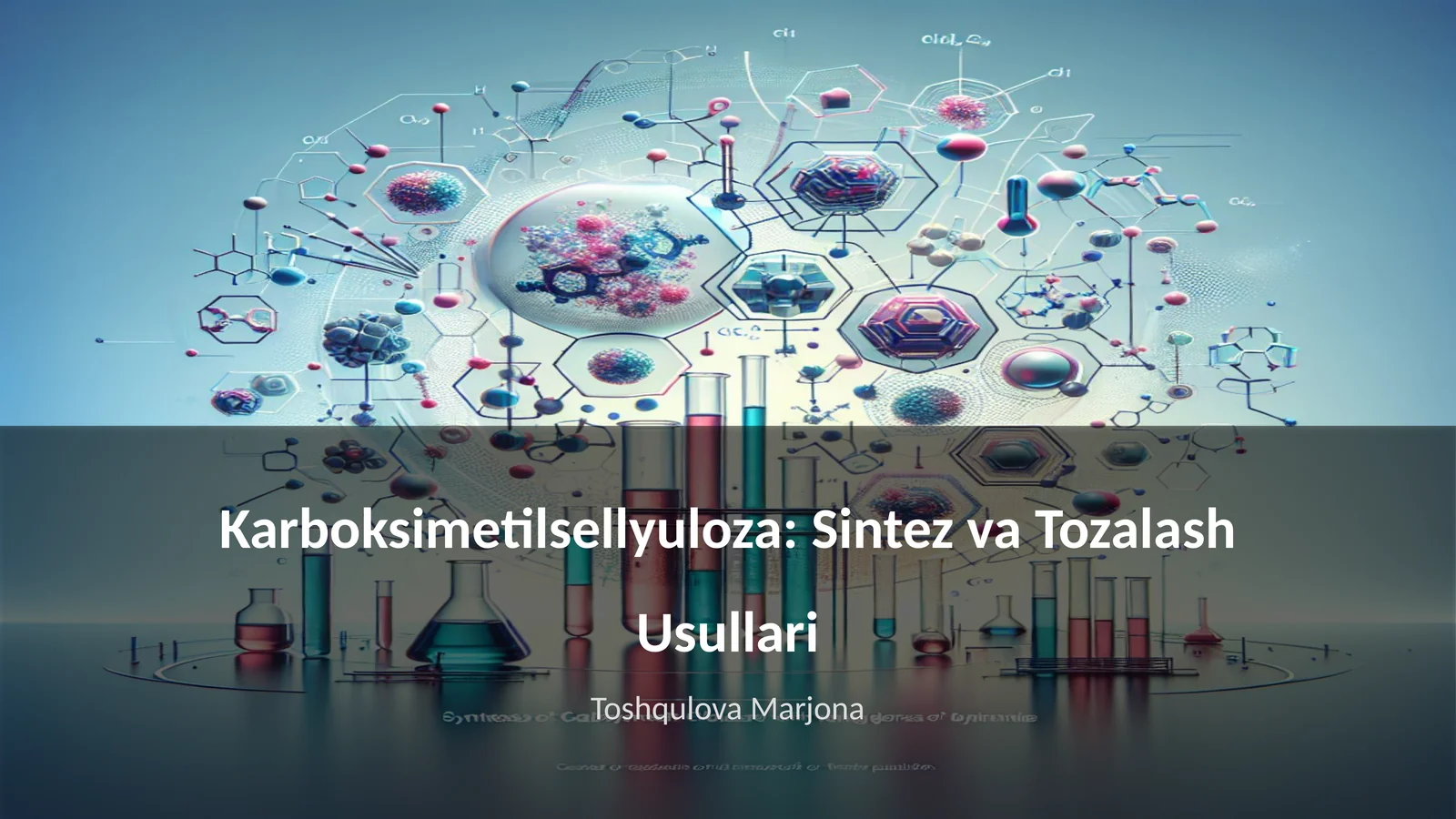 Karboksimetilsellyuloza: Sintez va Tozalash Usullari