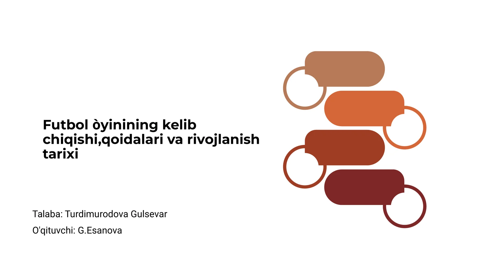 Futbol òyinining kelib chiqishi, qoidalari va rivojlanish tarixi