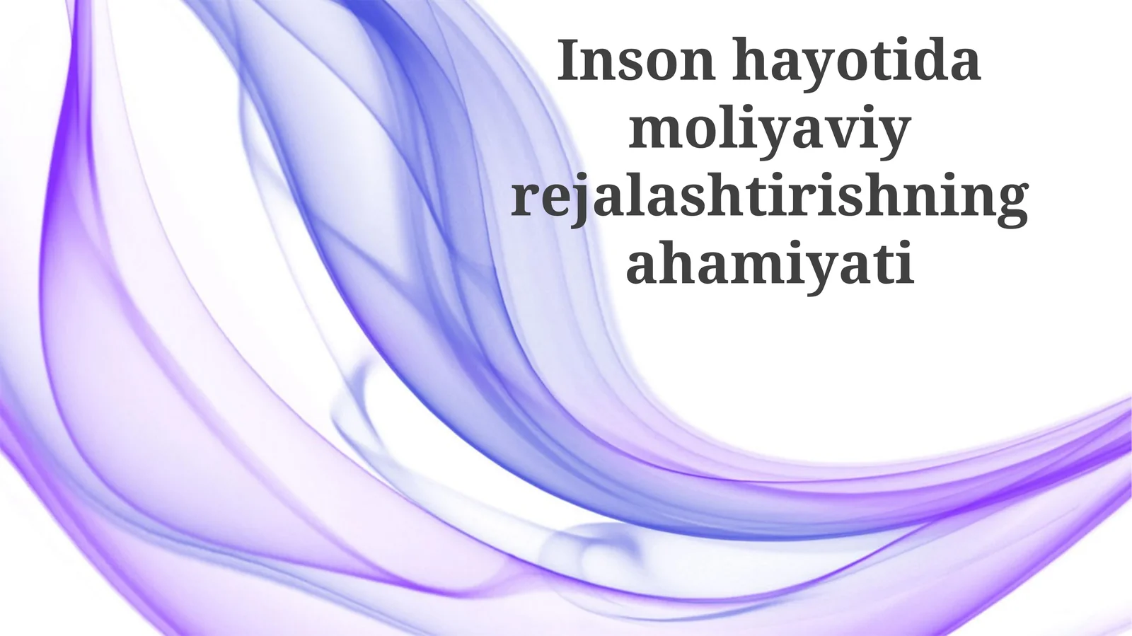 Moliyaviy Rejalashtirishning Ahamiyati