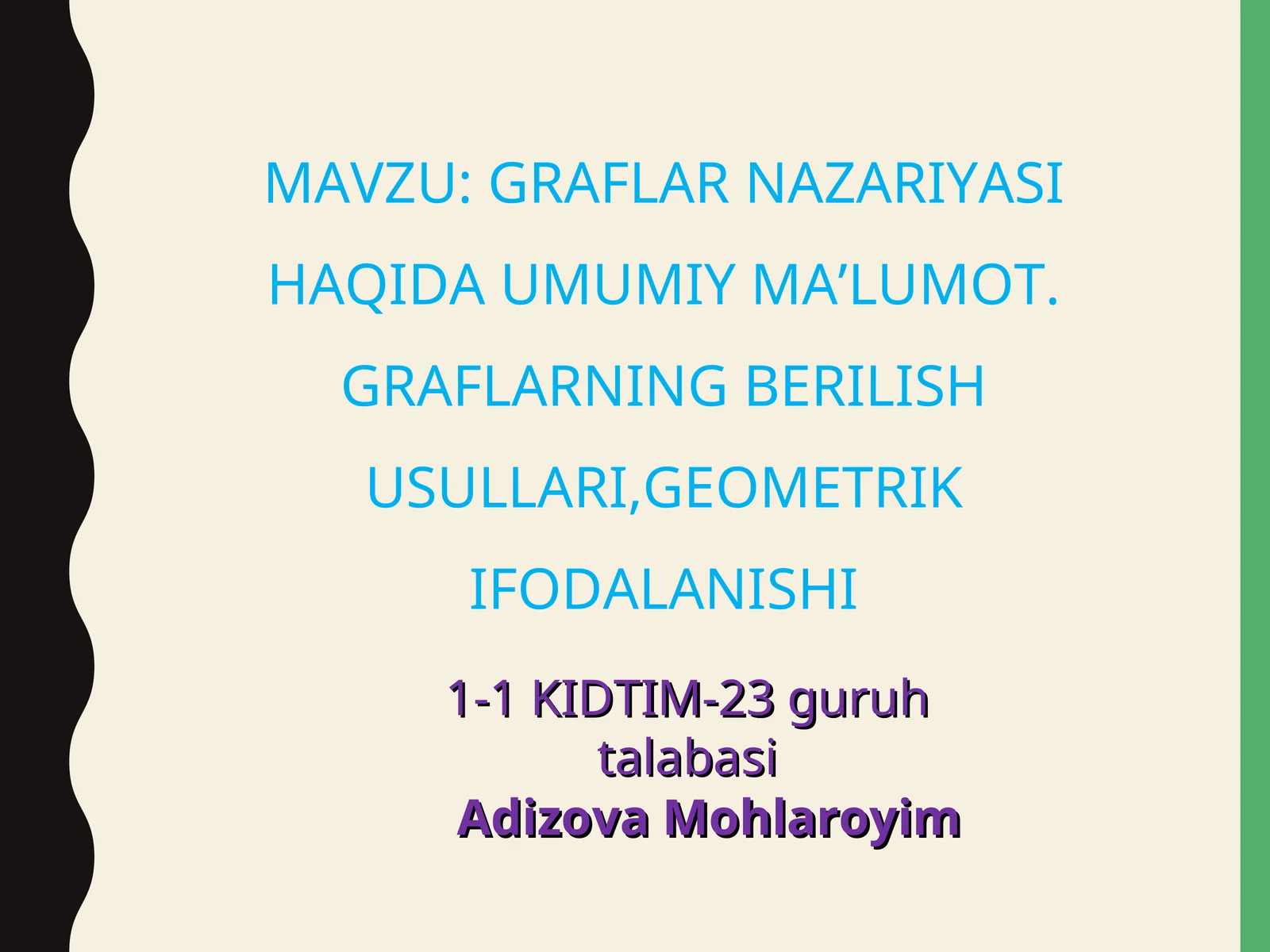 Graflar nazariyasi