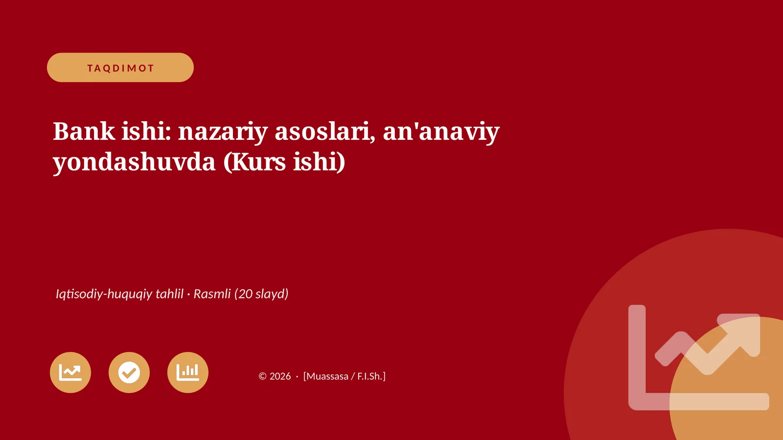 Bank ishi: nazariy asoslari, an'anaviy yondashuvda (Kurs ishi)