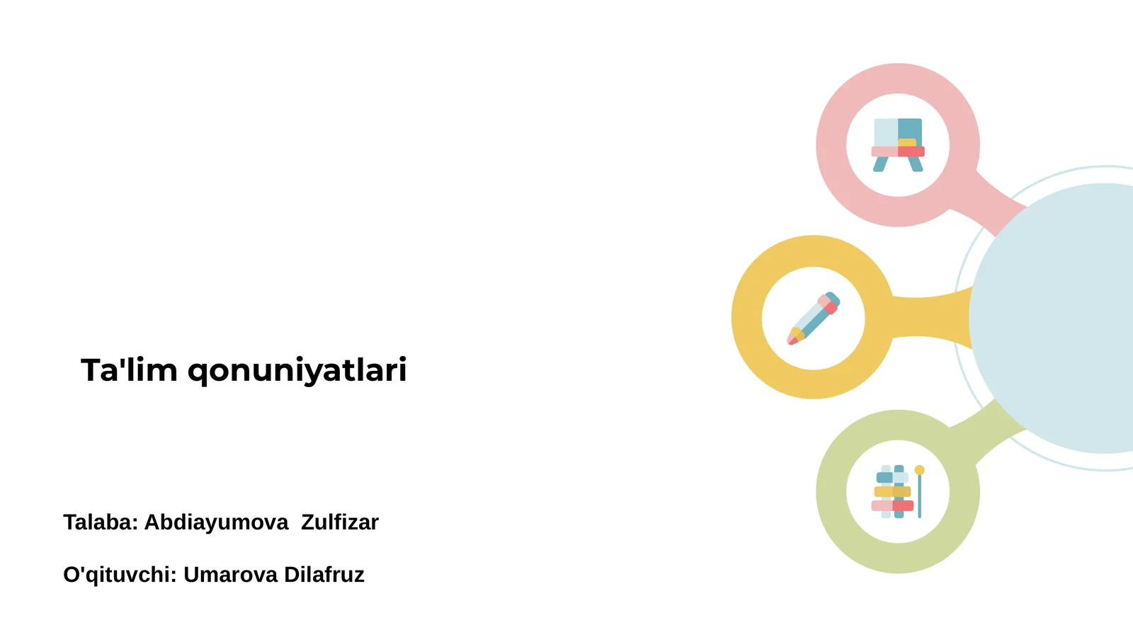 Ta'lim qonuniyatlari