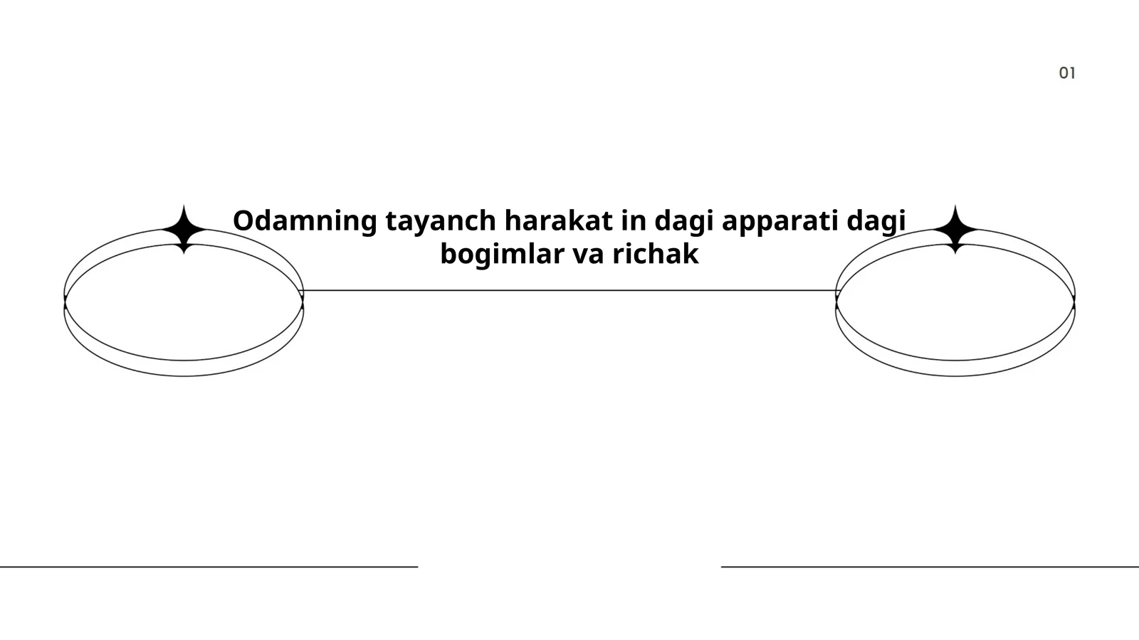 Odamning tayanch harakat in dagi apparati dagi bogimlar va richak