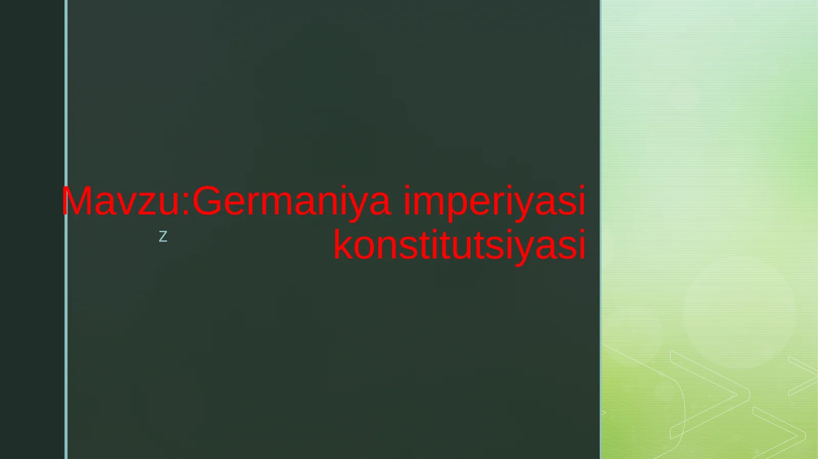 Germaniya imperiyasi konstitutsiyasi