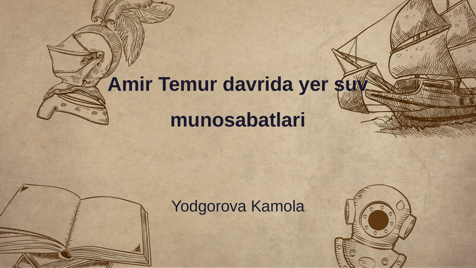 Amir Temur davrida yer suv munosabatlari