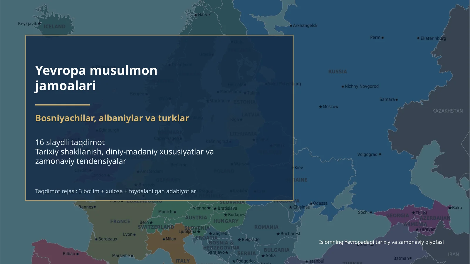 Yevropa musulmon jamoalari