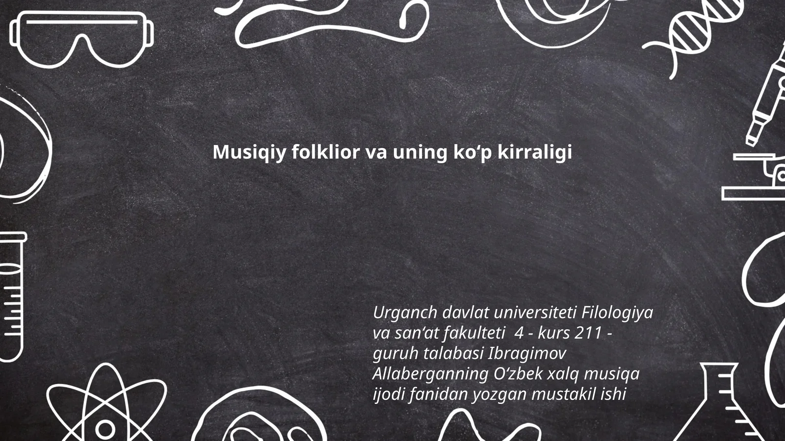 Musiqiy folklior va uning ko‘p kirraligi