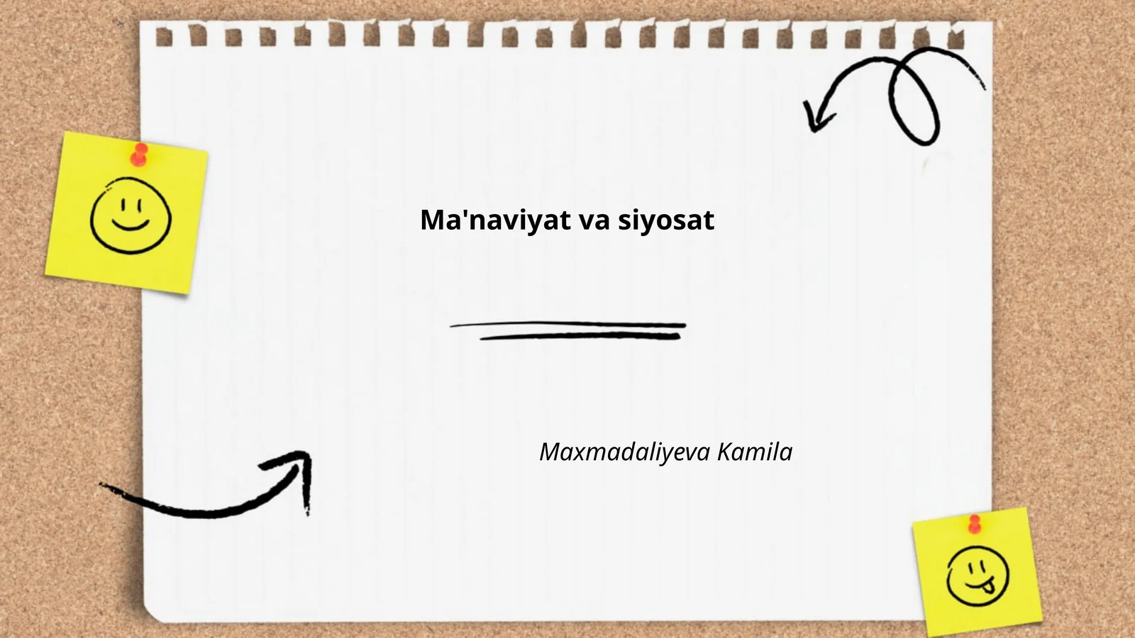 Ma'naviyat va siyosat