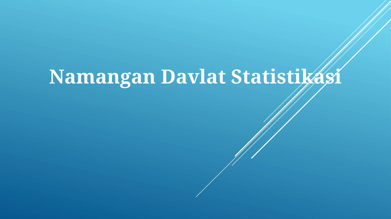Namangan Davlat Statistikasi