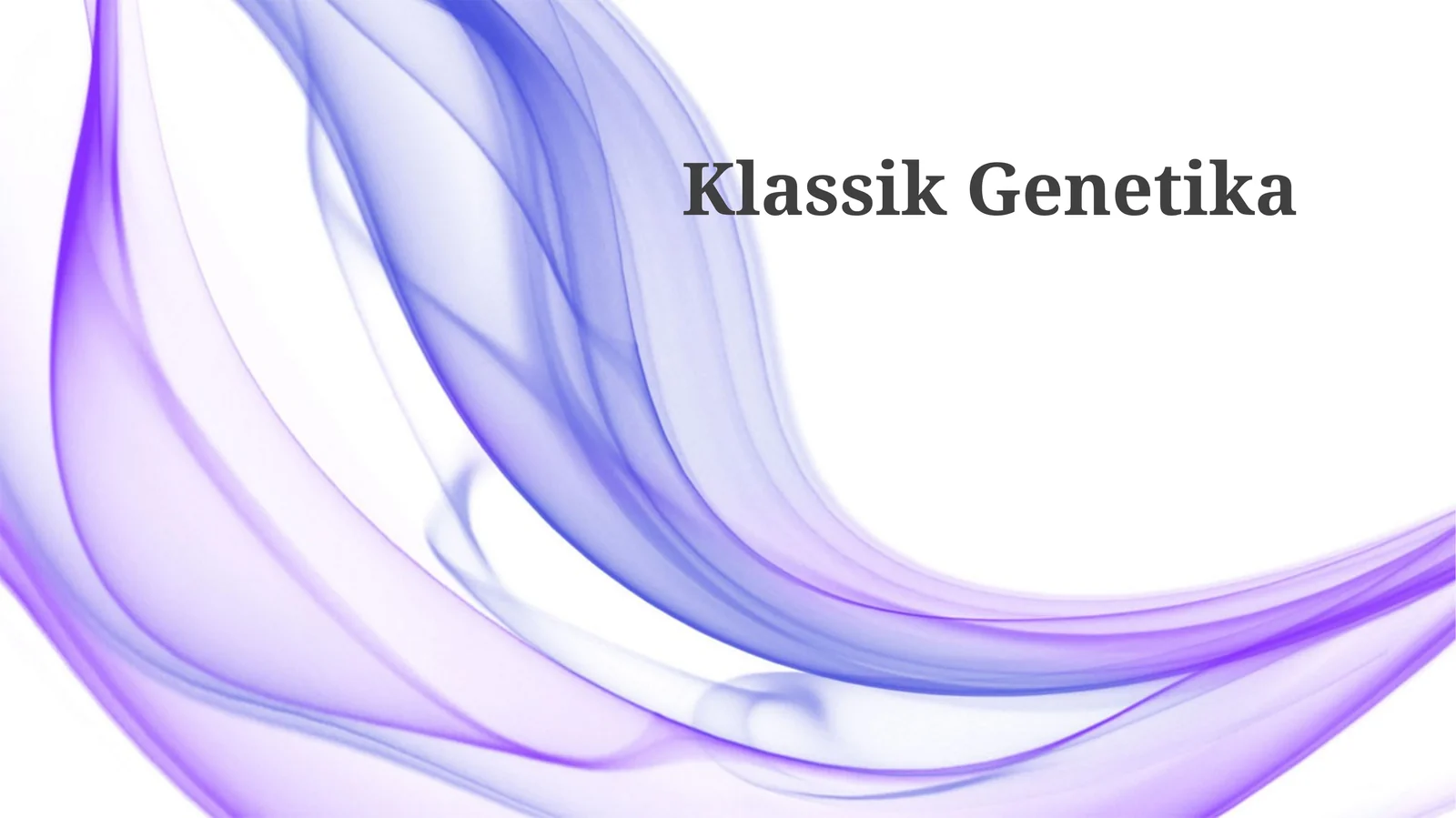 Klassik Genetika