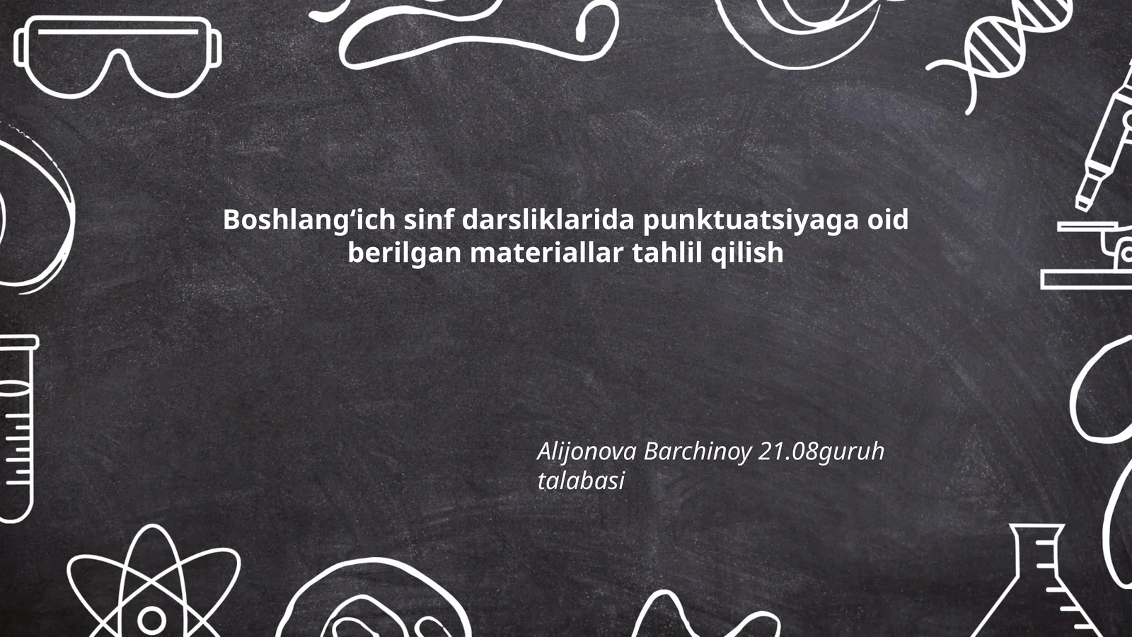 Punktuatsiyaga oid berilgan materiallar tahlili
