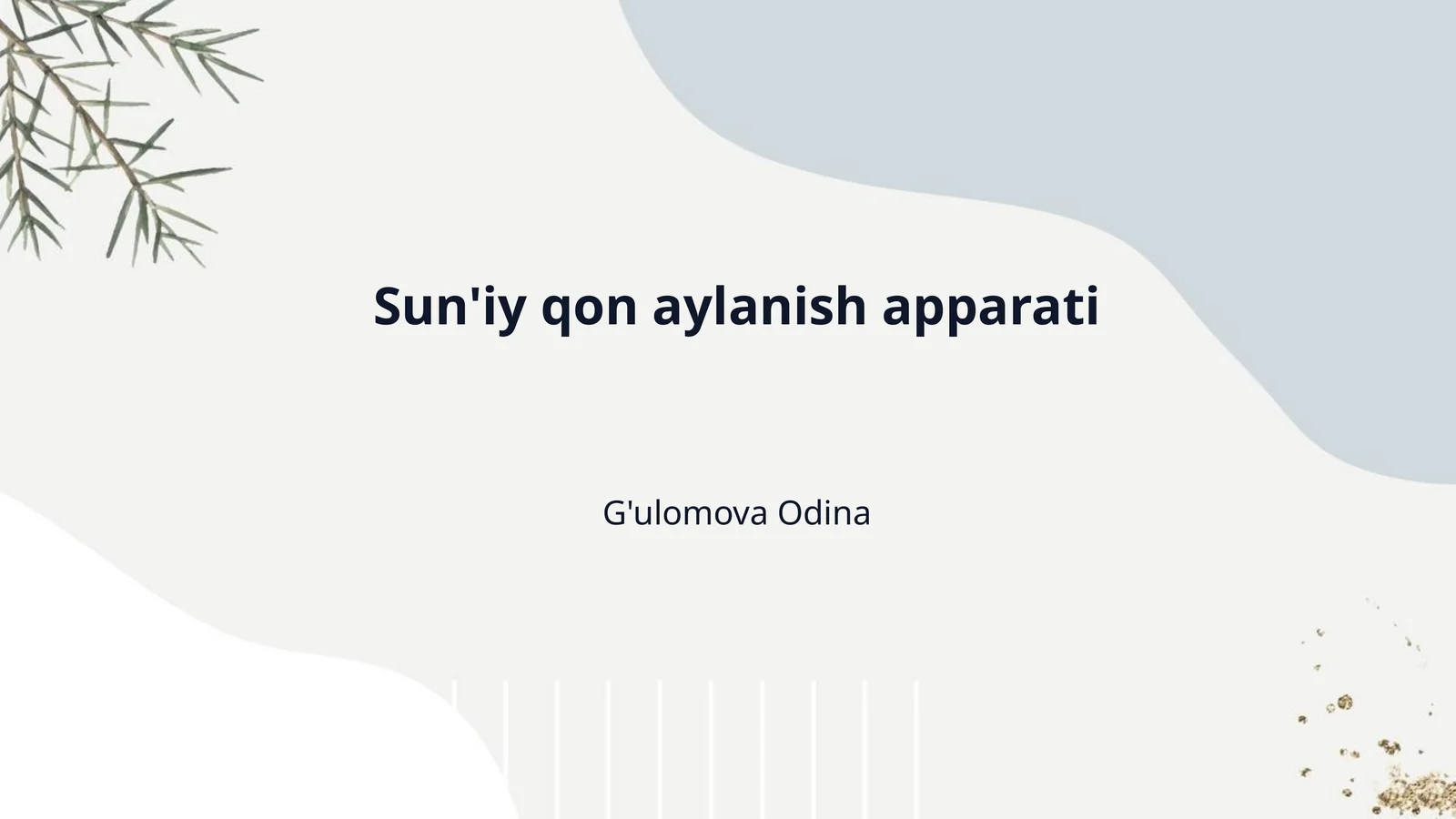 Sun'iy qon aylanish apparati