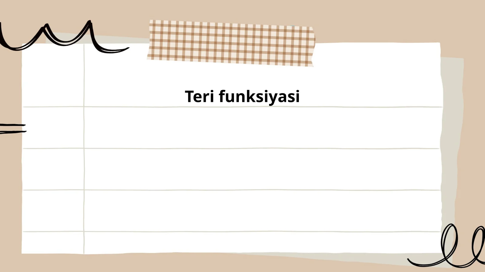 Teri funksiyasi