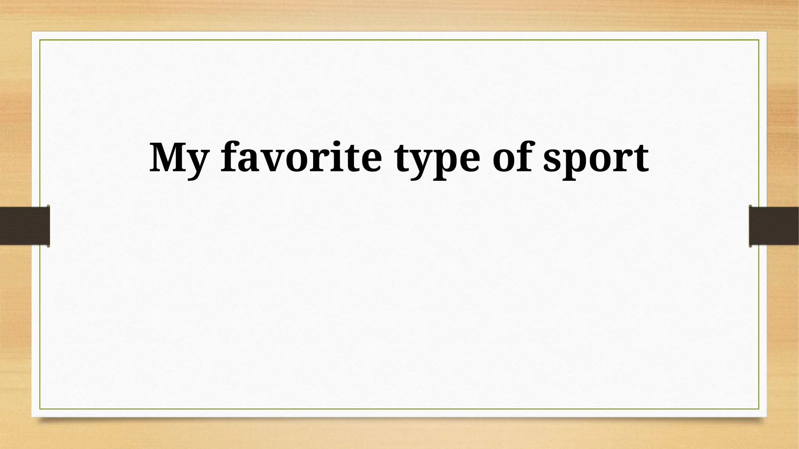 Sportning kelajagi