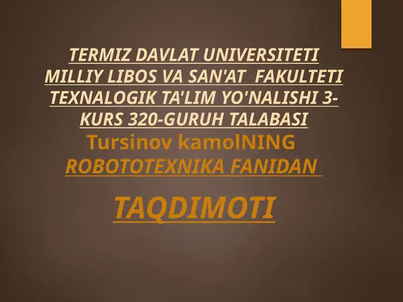 UZATMALAR TURKUMLANISHI