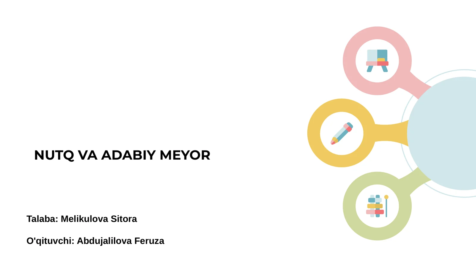 NUTQ VA ADABIY MEYOR