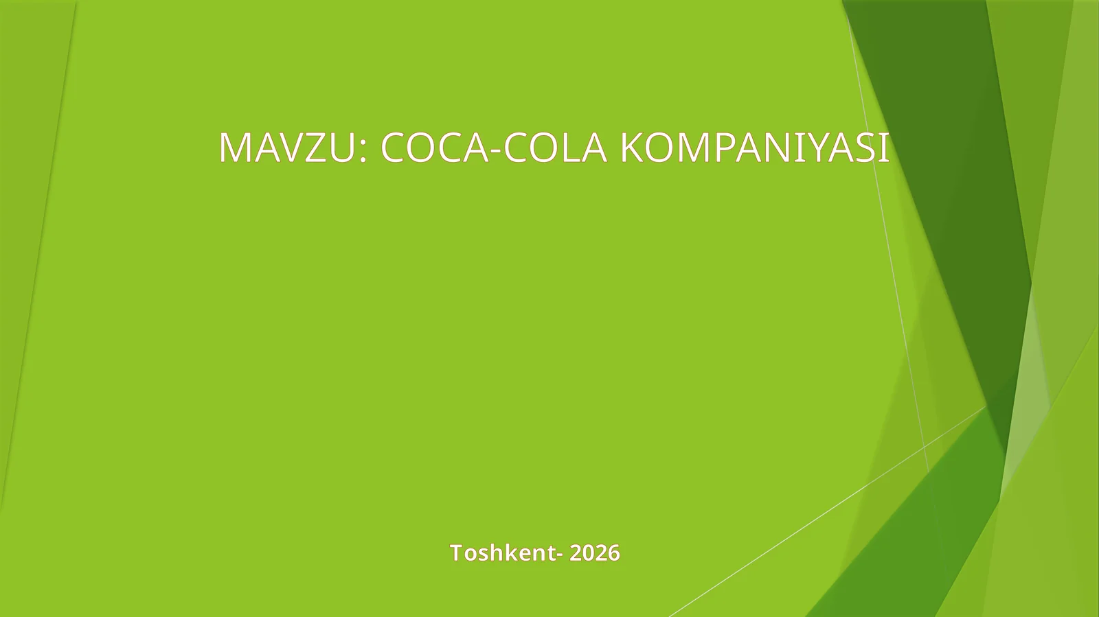 COCA-COLA KOMPANIYASI