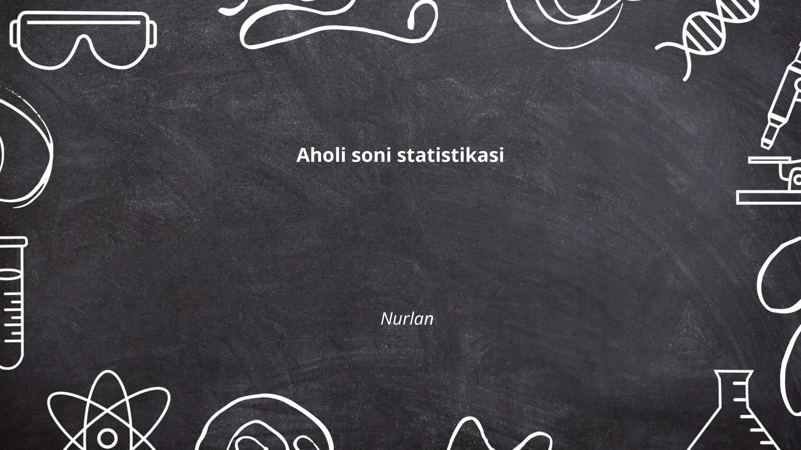 Aholi soni statistikasi