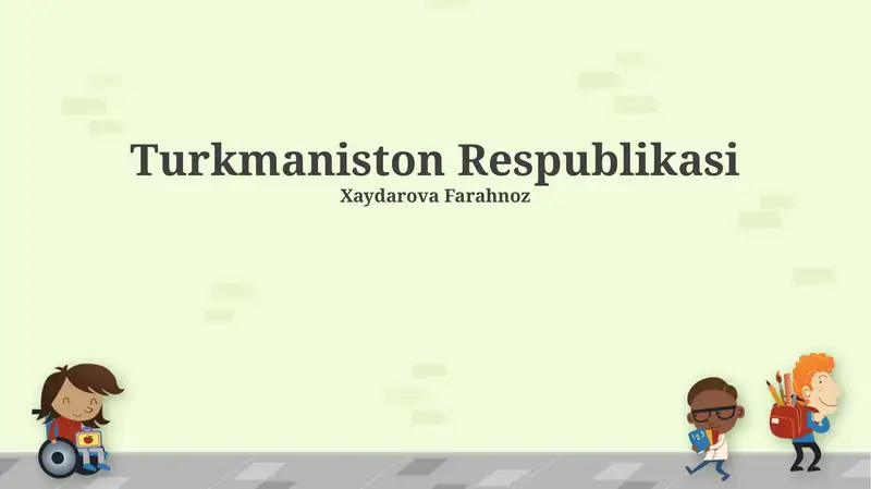 Türkmenistanyň Geografiýasy we Tabigaty