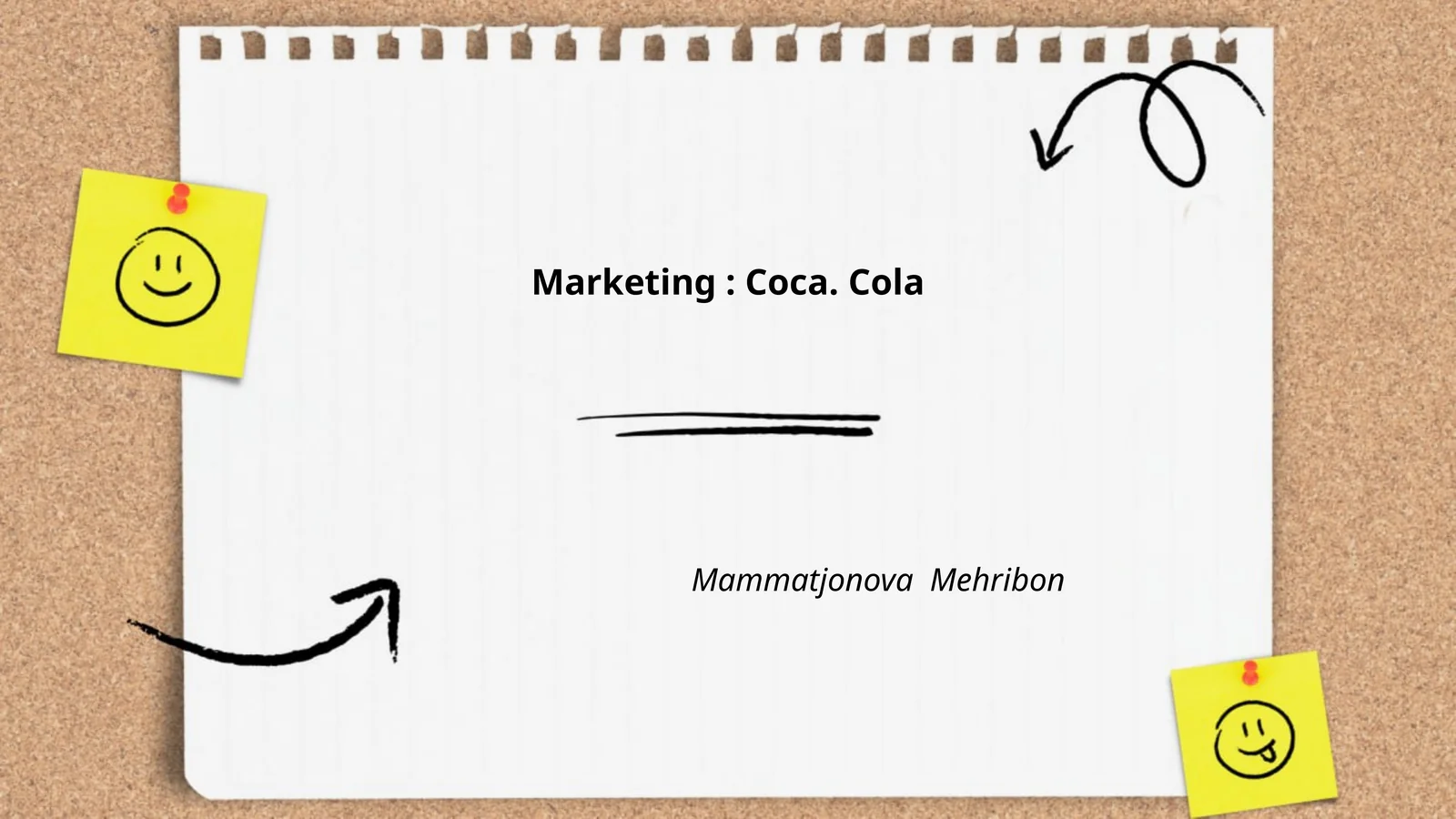 Coca-Cola Brend Strategiyasi va Imidji