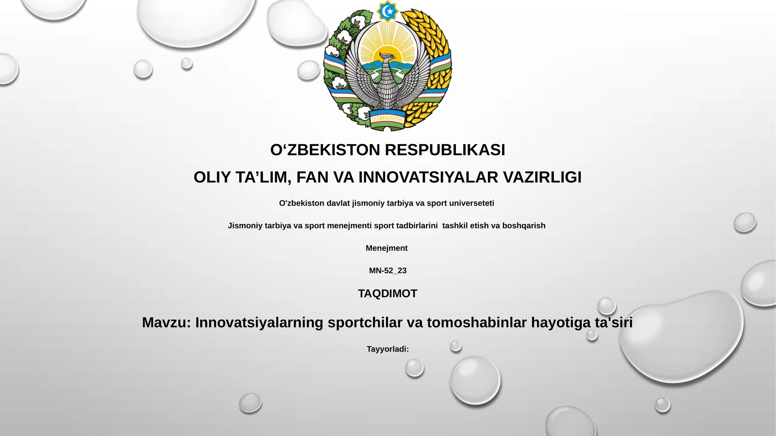 Innovatsiyalarning sportchilar va tomoshabinlar hayotiga ta'siri