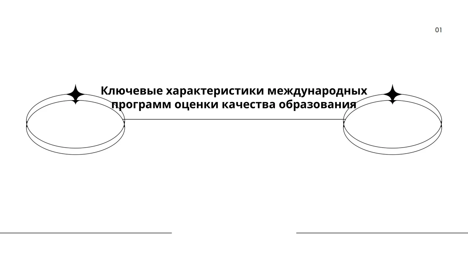 Ключевые характеристики международных программ оценки качества образования