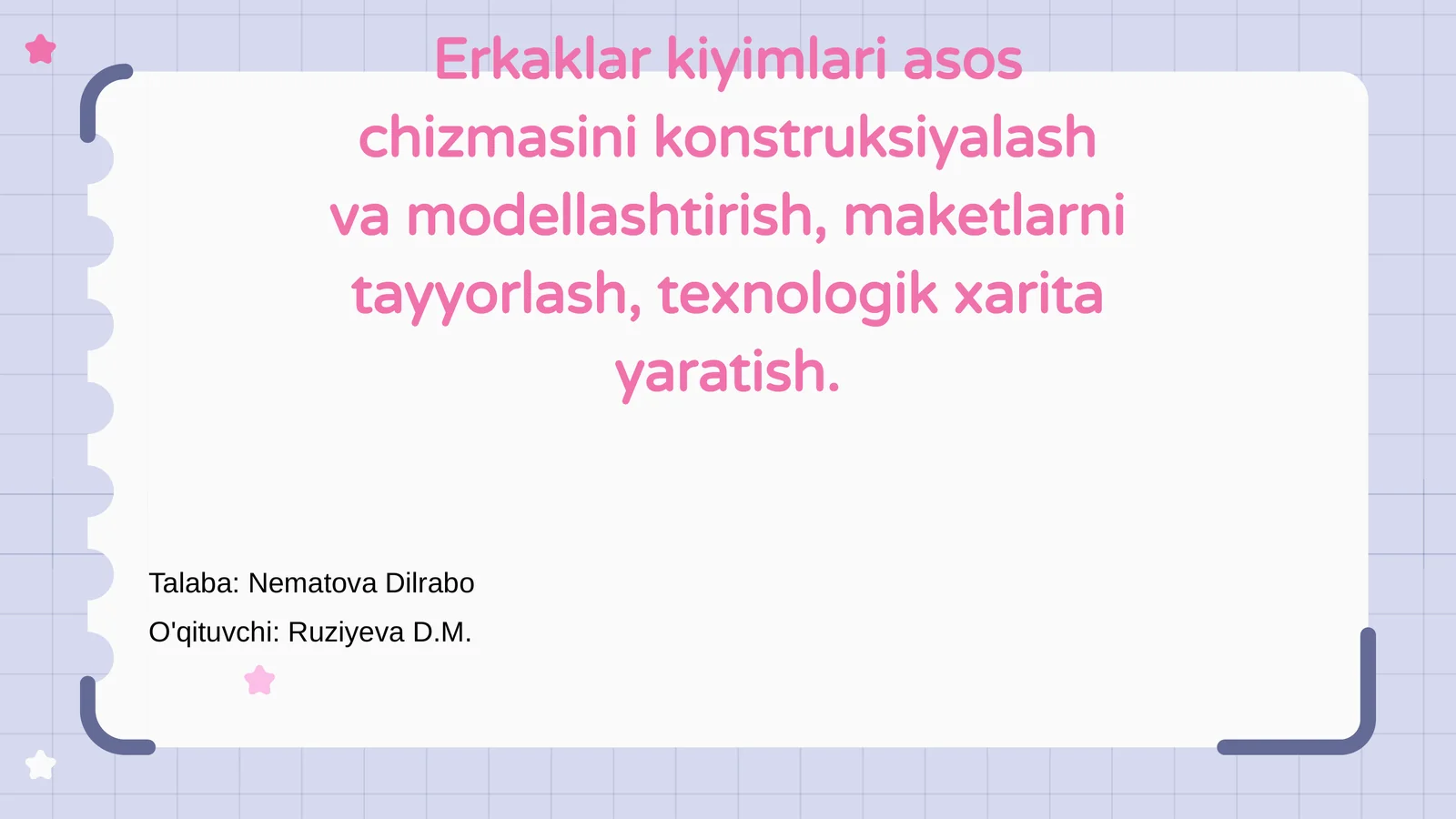 Erkaklar kiyimlari asos chizmasi