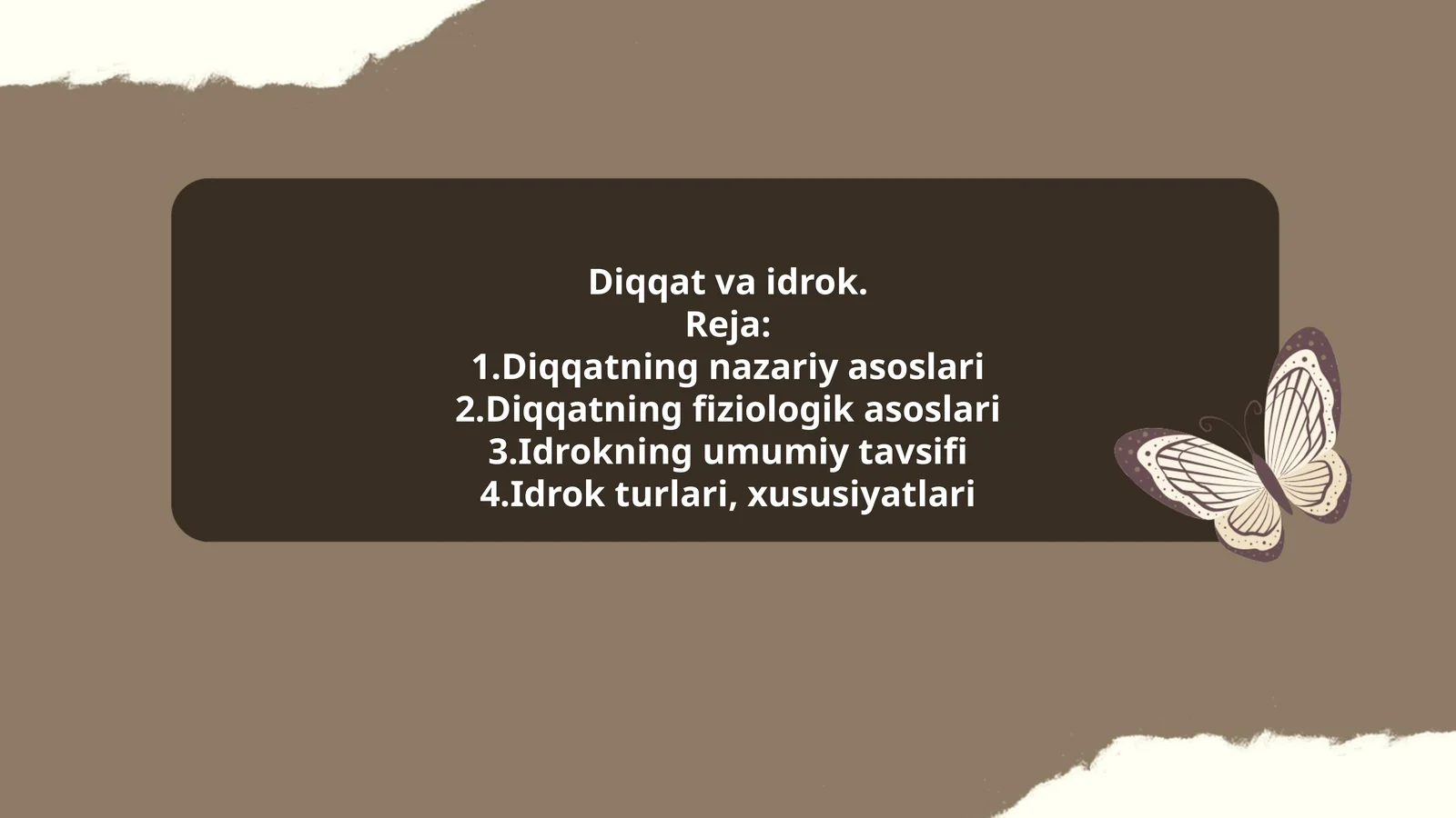 Diqqat va idrok