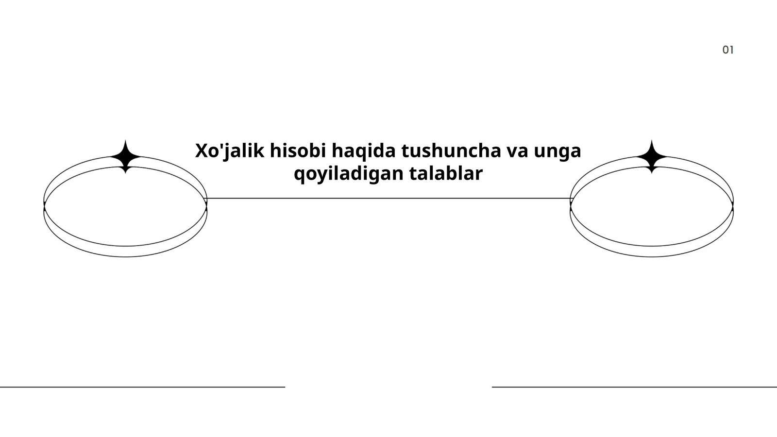 Xo'jalik hisobi tushunchasi va vazifalari