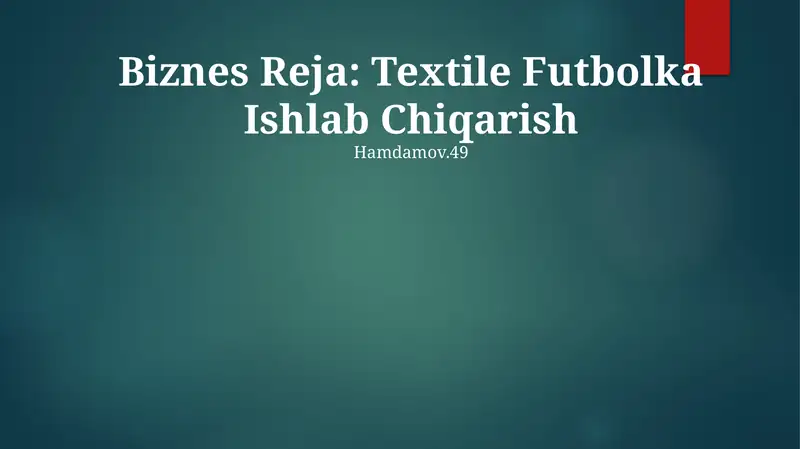 Textile Futbolka Ishlab Chiqarish