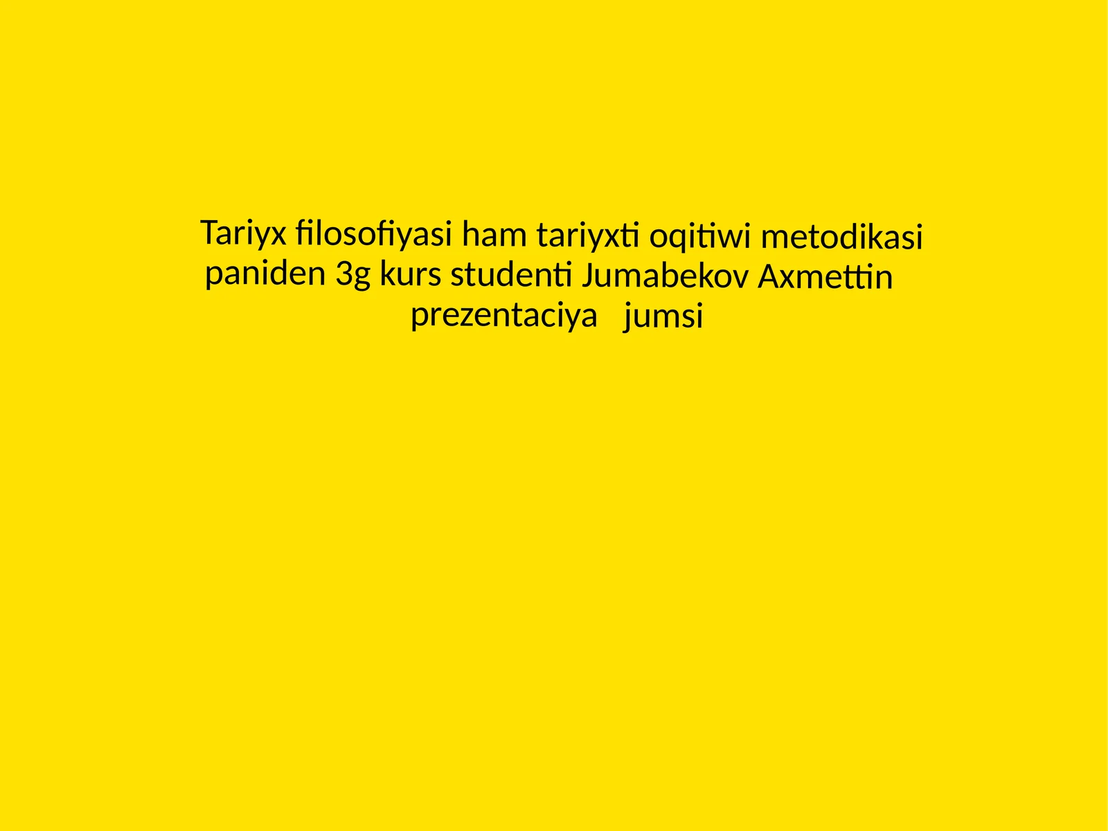 Tariyx-filosofiyasi