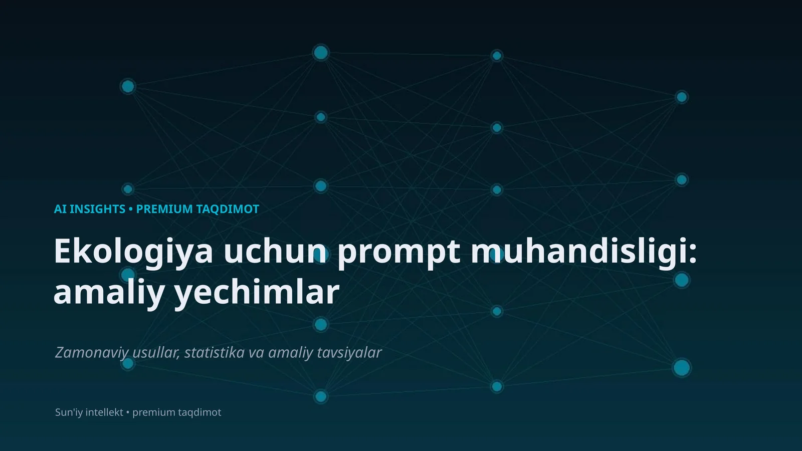 AI INSIGHTS • PREMIUM TAQDIMOT