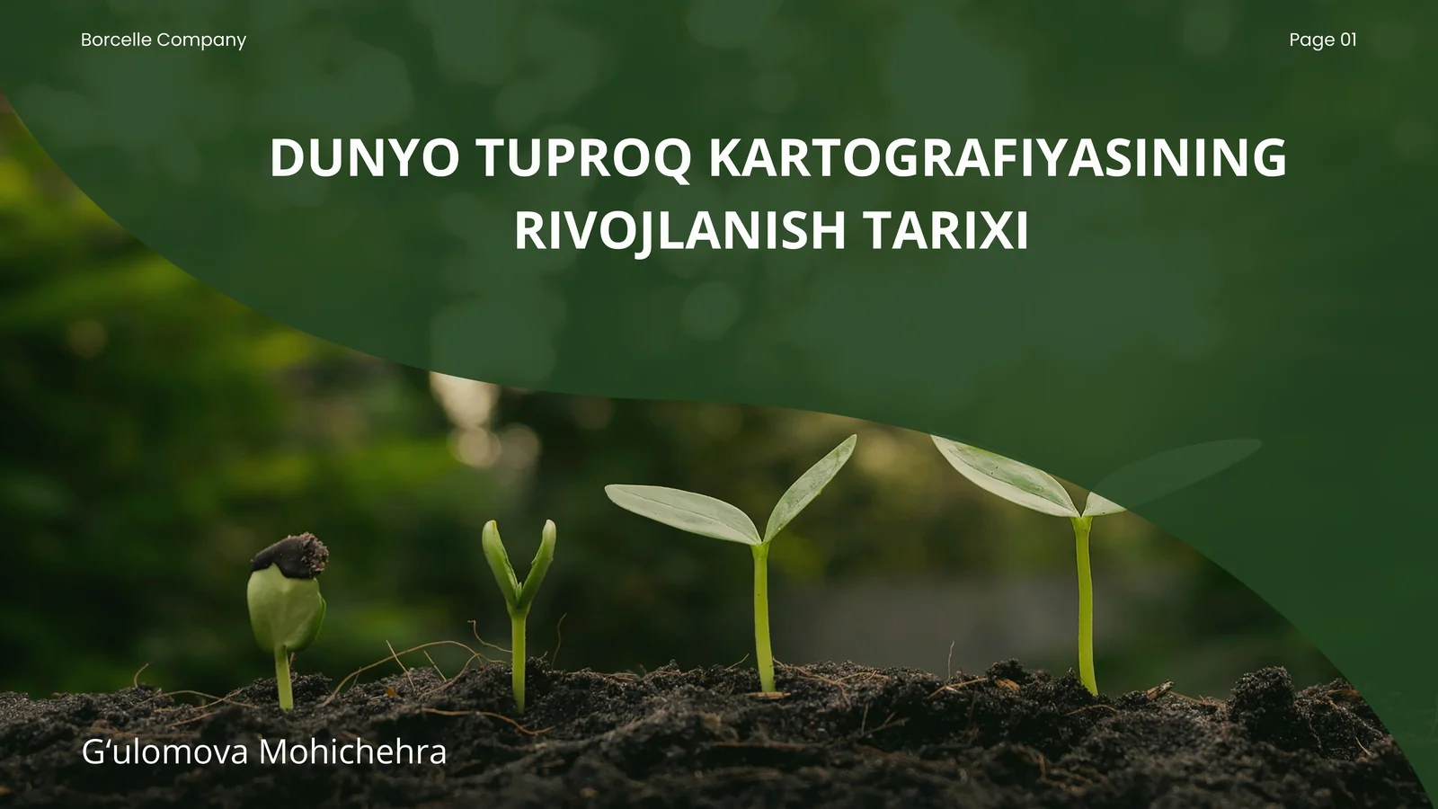 DUNYO TUPROQ KARTOGRAFIYASINING RIVOJLANISH TARIXI