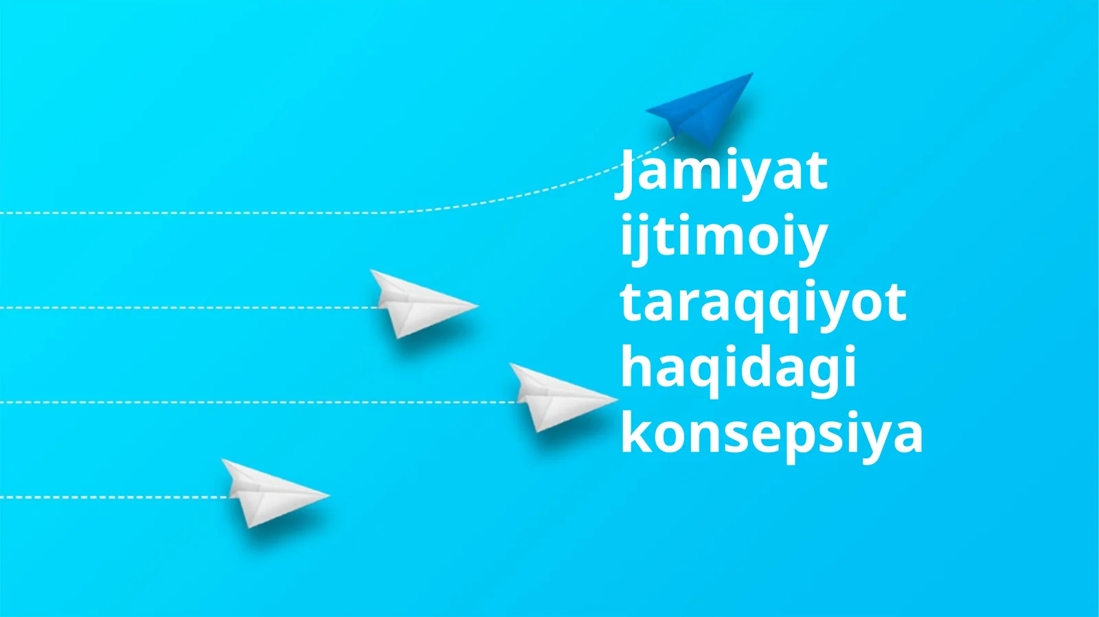 Jamiyat ijtimoiy taraqqiyot haqidagi konsepsiya