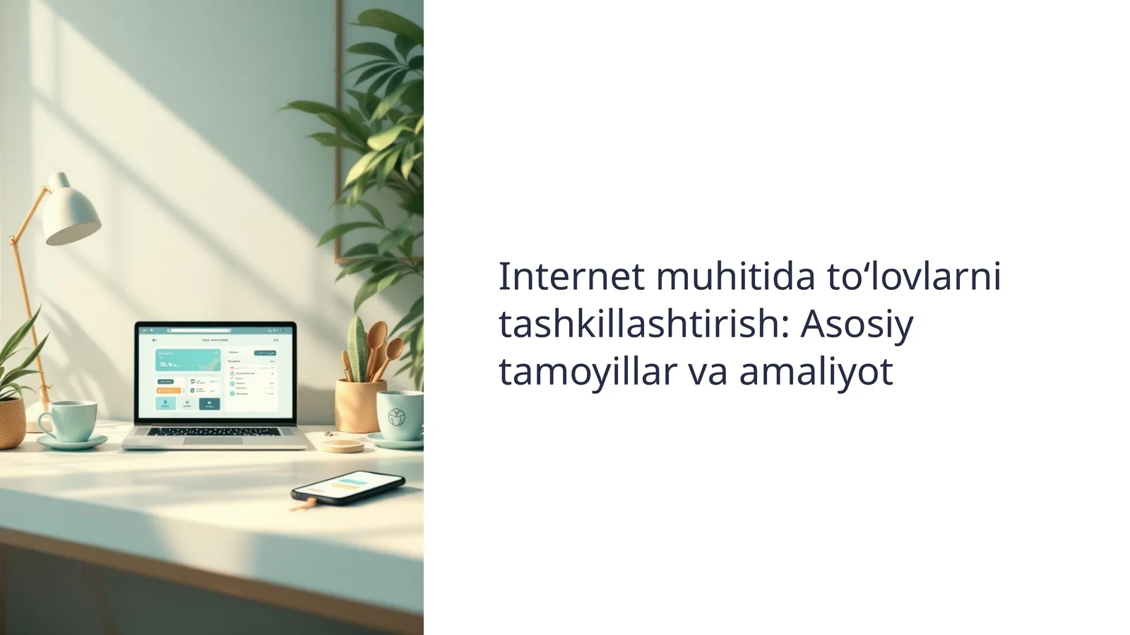 Internet muhitida toʻlovlarni tashkillashtirish: Asosiy tamoyillar va amaliyot