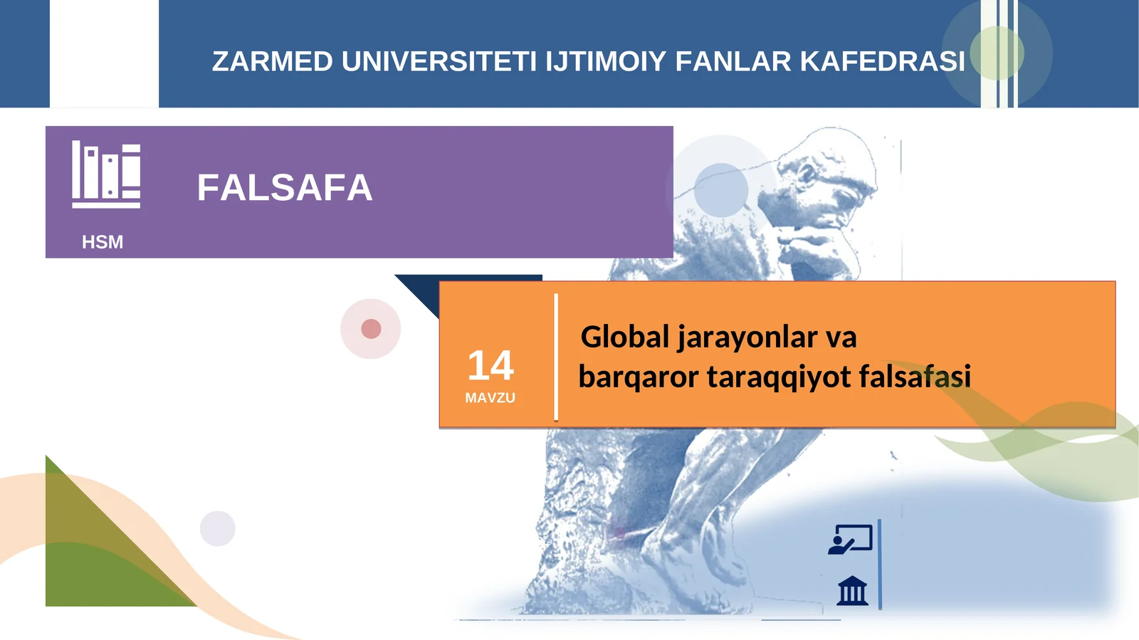 Global jarayonlar va barqaror taraqqiyot falsafasi