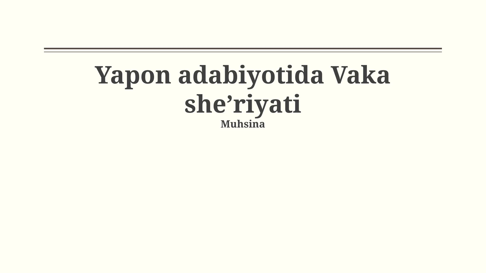 Vaka she’riyati