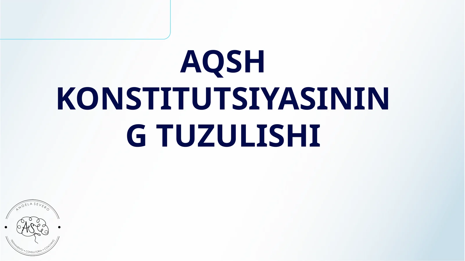 AQSH KONSTITUTSIYASINING TUZULISHI