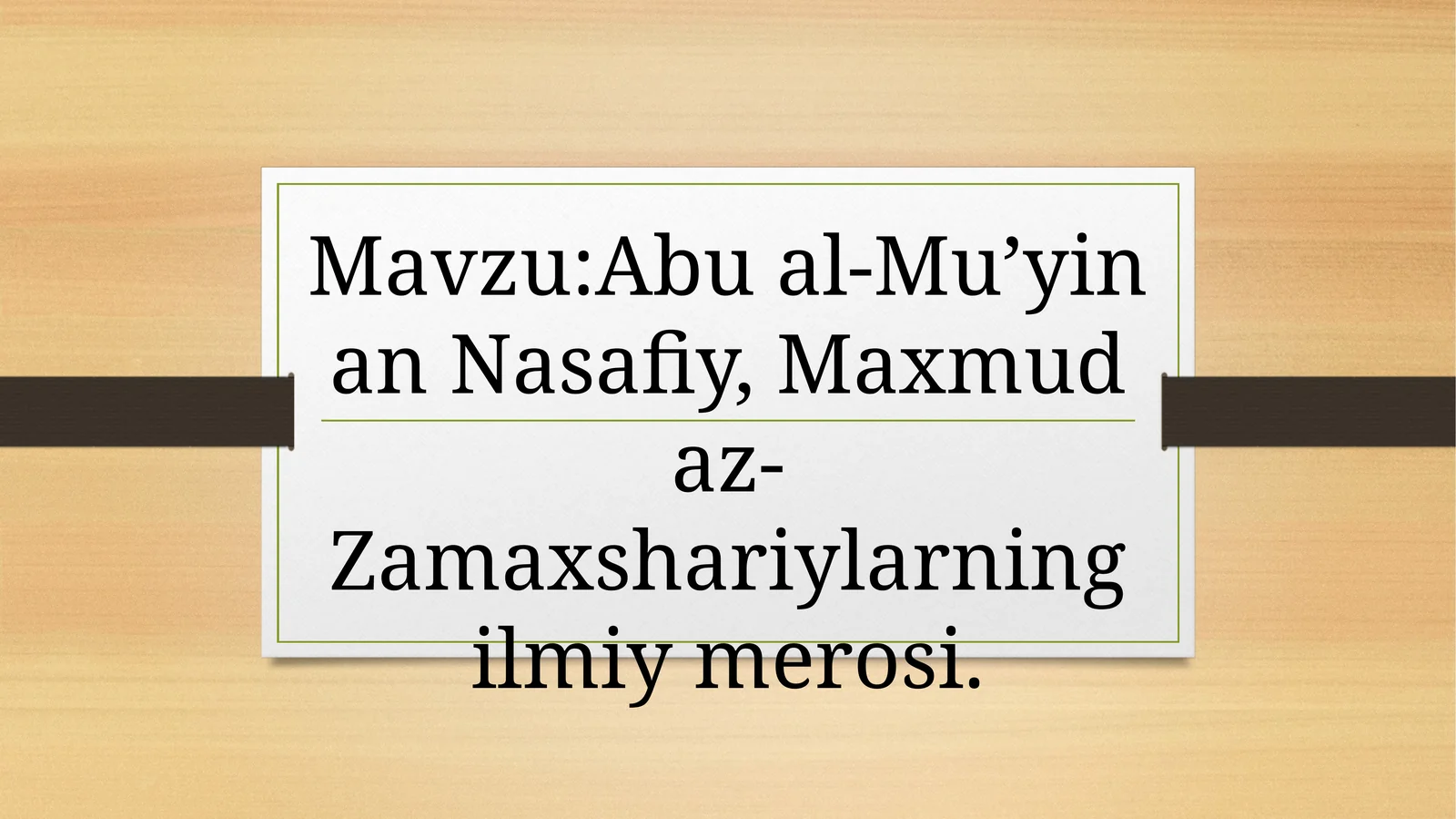 Abu al-Mu’iynan-Nasafiynomibi