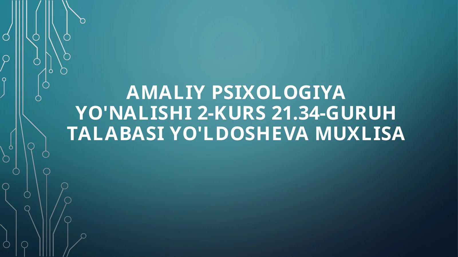 ELEKTRON RAQAMLI IMZO VA UNDAN FOYDALANISH