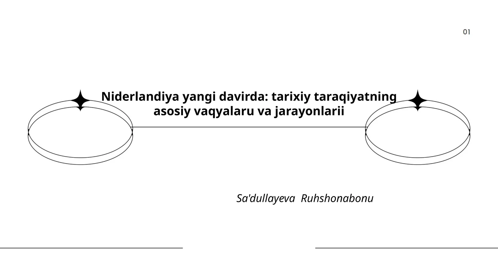 Niderlandiya yangi davirda: tarixiy taraqiyatning asosiy vaqyalaru va jarayonlarii