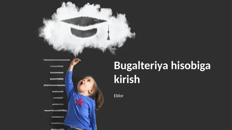 Buxgalteriya hisobiga kirish