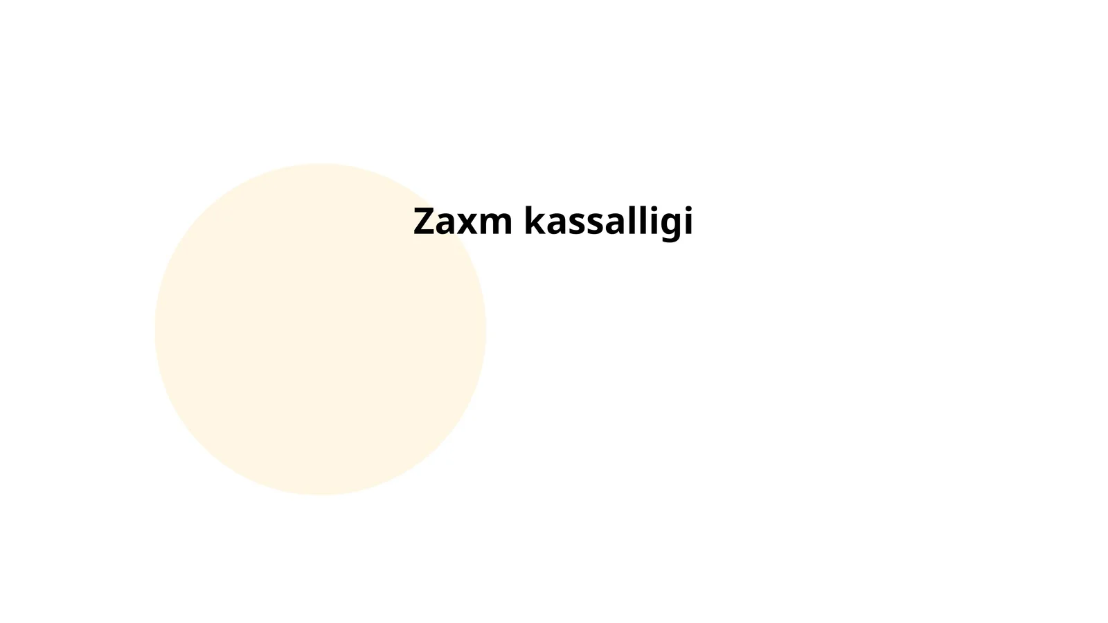 Zaxm kassalligi