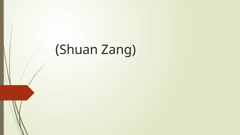 Shuan Zang sayohati
