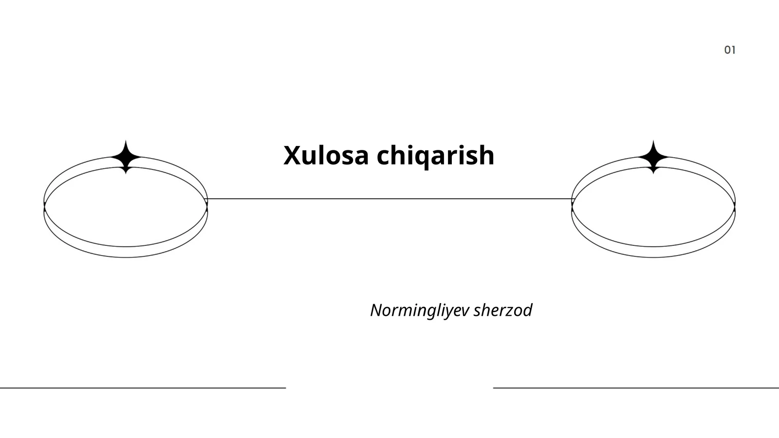 Xulosa chiqarish