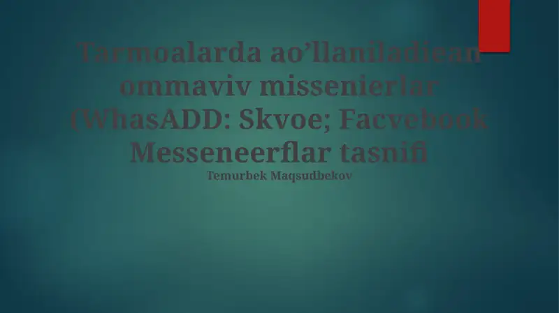 Fermerlar uchun eng yaxshi messenjerni tanlash