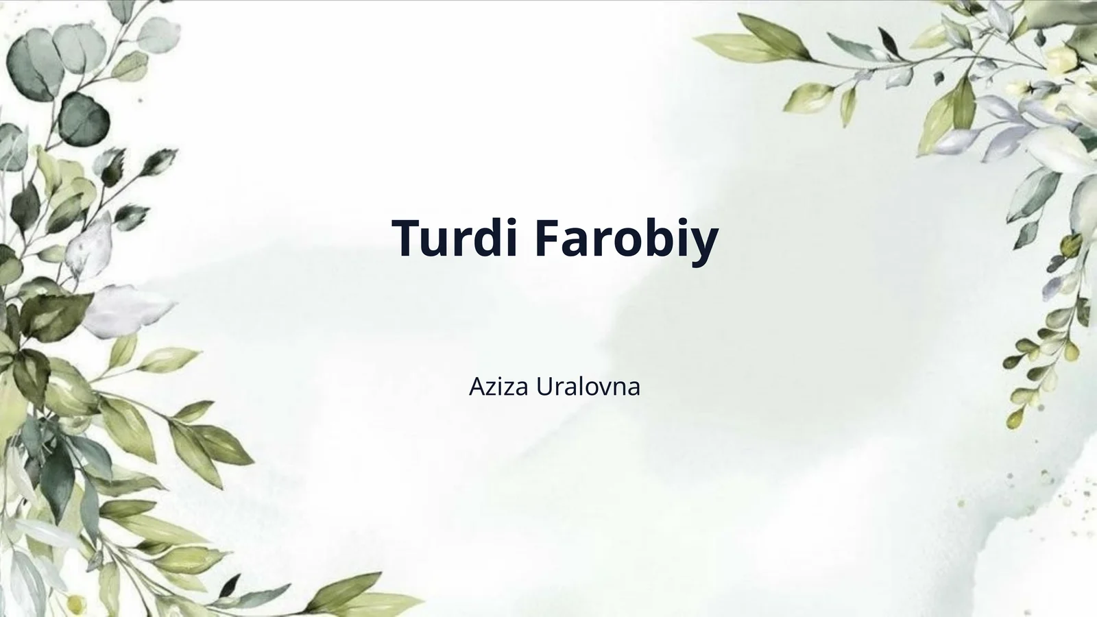 Turdi Farobiy