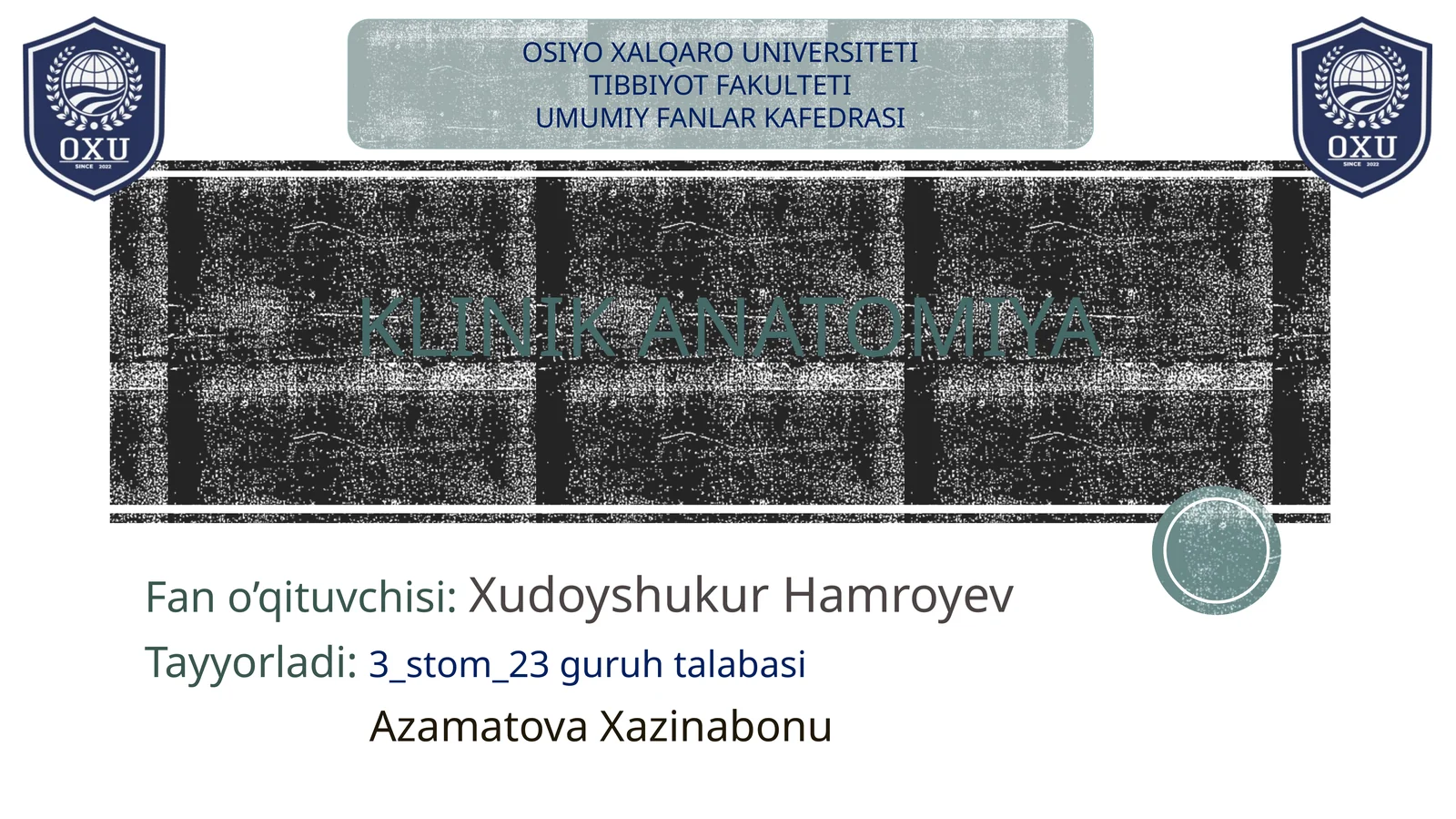 BOSHNING YUZQISMITOPOGRAFIYASI