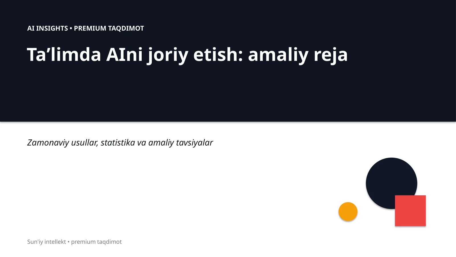PREMIUM TAQDIMOT
